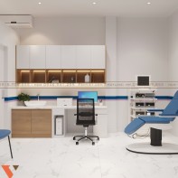 Thiết kế phòng khám Tai Mũi Họng hiện đại 39m2 tại Quảng Trị